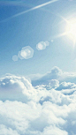 空 大気 天気 雲 背景