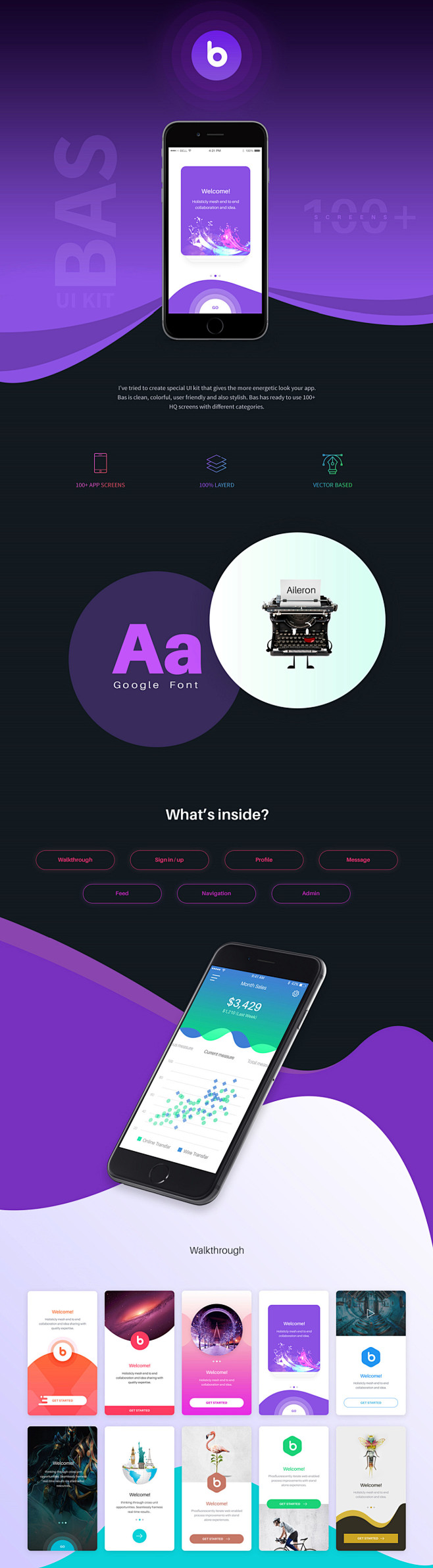BAS app ui设计组件包 .psd...