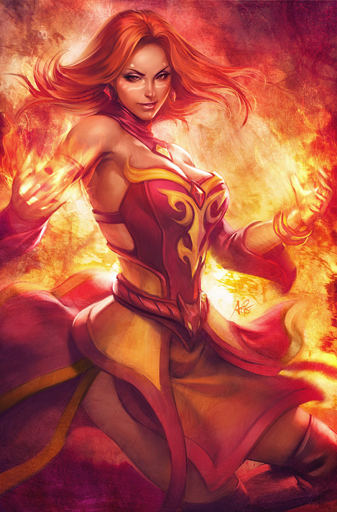 Lina - DotA2 by Artg...