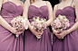 淡淡紫色与淡粉色创造的浪漫英式谷仓婚礼