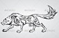 狼部落纹身,纹身矢量Wolf Tribal Tattoo - Tattoos Vectors动物,野兽,黑色、犬、设计,装饰,纹身,部落,野外,狼 animal, beast, black, canine, design, fang, ornament, tattoo, tribal, wild, wolf