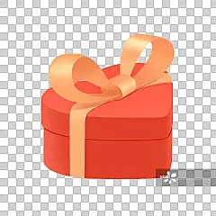 红金磨砂质感高端心形礼物礼品设计元素，财富投资理财情人节七夕女神节优惠好礼新年春节节日，金融电商活动图片素材