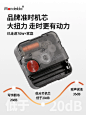 Mandelda免打孔熊猫挂钟客厅现代简约大气2024新款家用时钟表挂墙-tmall.com天猫