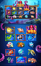 Slot Machine - Backgrounds and Icons for Fun Spin