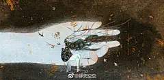 春风孕育的鹿#古风插画##板绘# ​​​​