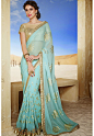 1 Party Wear Embroidered Half sleeves Sarees