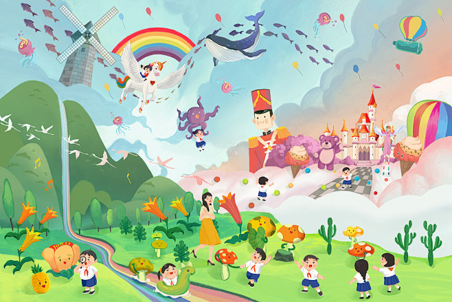 rainbowland61vincom61childrensdayillustrationchildrenbook