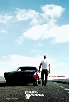速度与激情6 The Fast and the Furious 6 (2013) 首款官方海报