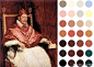 跟着西方绘画大师学#配色# 
《教皇英诺森十世肖像》，141×119厘米，迭戈·委拉斯开兹（1599-1660），1650年创作，现藏罗马多利亚潘菲利美术馆。
<Pope Innocent X>，DIEGO VELáZQUEZ，141cm×119cm
《教皇英诺森十世肖像》，画面以鲜明的红色为底，具有一种威严感，画家准确地抓住人物在瞬间的复杂的内在 ​​​​...展开全文c
