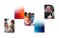 holo holographic identity life movie pictures prism rainbow branding  digital