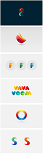 LOGO LOGO设计 8 F O S 欣赏 简单多彩的三维logo设计分享 标志 企业LOGO 