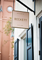 Beckett奢侈名牌店品牌和网站设计