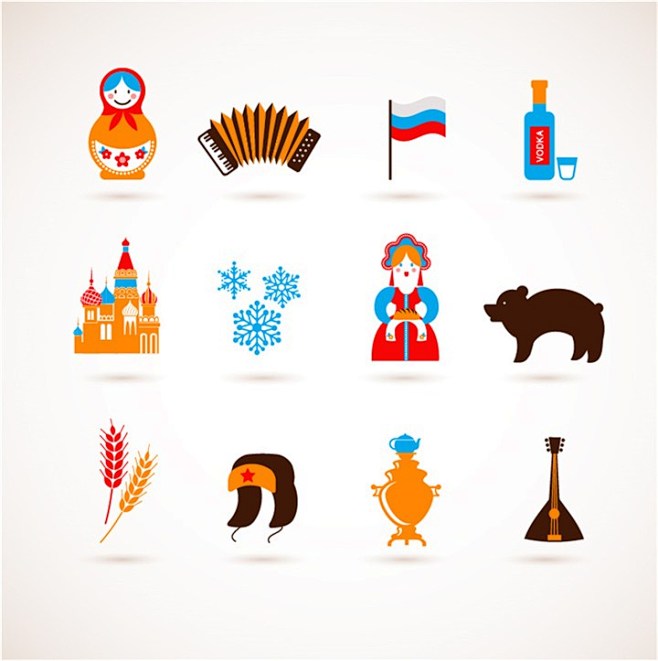 俄罗斯元素设计