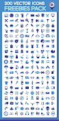 200 Free Vector Icons