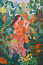 AI绘画_Prompts_wumega_two_beautiful_figures_still_life_in_botanical_forest_sur_d271728b-68ee-4cc1-b3b6-28b7eb553c85_xpanx.com