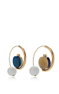 Ocean Earrings With Resin by MARNI for Preorder on Moda Operandi