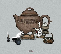 Dansvotrecoeur采集到色彩水墨