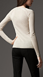 Silk Asymmetric Neck Sweater | Burberry