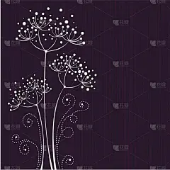 淡紫色花的背景