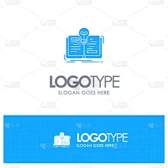现代,书,图画书,品牌名称,想法,蓝色,稳定,商务,信函,布置