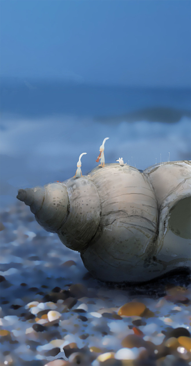海边 : 海边