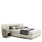 Allure Lux L-XL - Capital Collections : Struttura in legno. Imbottiture con schiumati a densità variabile. Basamento in metallo. Allure LUX-XL PF.DEC.ALXL.LE: Dimensioni materasso 200 x 200Allure … Continued
