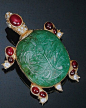 Cartier Paris Carved Emerald Turtle Pin by Clive Kandel, via Flickr