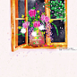 愿你的心灵像开满鲜花的窗户一样 ，美丽绚烂_张可心插画__插画师作品_涂鸦王国gracg.com