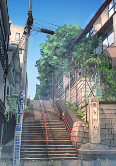 天送TysonCheung采集到日系场景（室外）