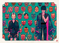 梦醒见鲸采集到画师  秋赤音