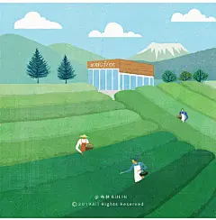 这组作品主要围绕着济州岛
每个月不同的秀丽风光而展开绘制的插画作品
简单的画面和清新的色调
让每一幅都都令人赏心悦目
来自画师@布林Brin 
#插画分享# #从美到美好# ​​​​