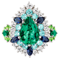 迪奥 (Dior) 2013年Cher Dior系列珠宝Exquise绿宝石戒指