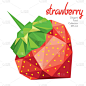 折纸 (低聚) 草莓