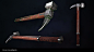 Melee Weapons, Max Billmann : A set of 10 different game ready melee weapons. Polycount between 222 and 2.545