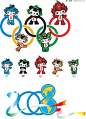2008奥运会吉祥物福娃矢量素材 #采集大赛#