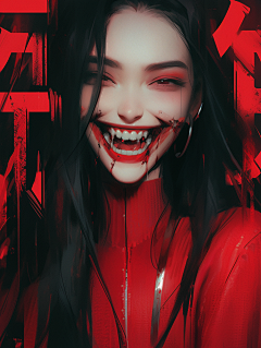 阔以捏采集到中式恐怖/女