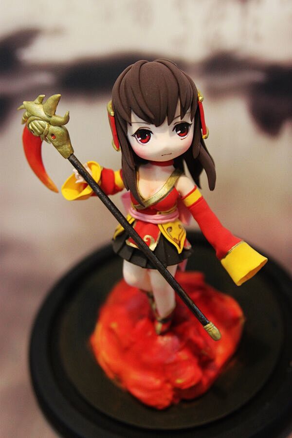 超轻粘土定制仙剑三龙葵红葵q版人偶游戏动漫手办定制淘宝网