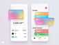 Debit cards and loyalty cards iphone transactions transaction pay customer banking app banking bank card design cards ui cards card loyalty card loyalty mobile concept design app ux ui