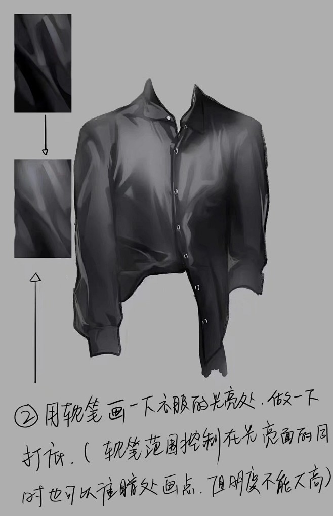 服饰和头发上色的教程