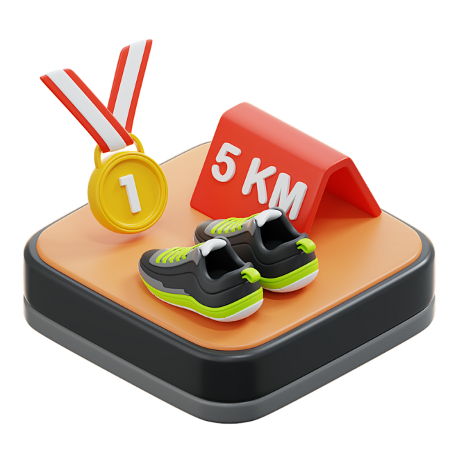 Marathon Race 3D Ico...