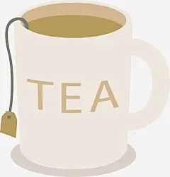 带茶袋的茶杯免抠素材_新图网 https://ixintu.com 卡通手绘 水杯 空杯 茶杯 茶袋 马克杯