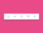 Tab bar dribbble