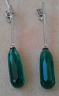 Chopard emerald earrings as worn by Jane Fonda.