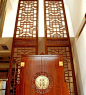 中式古典原木色家具图片