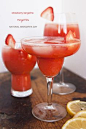 Strawberry-Tangerine Margaritas