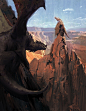 Dragon, Brock Grossman : recent work, used some of Pablo Dominguez's Lion Knight models with this, was fun!