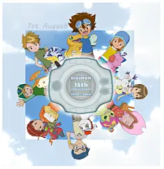 Digimon 15th Anniversary by CherrygirlUK19