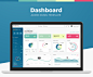 Dashboard Admin Panel PSD Template : Multipurpose psd template for admin panel. Can be used for any type of web applications: custom admin panels, admin dashboards, eCommerce backends, CMS, CRM, SAAS. Dashboard has a sleek, clean and intuitive material &a