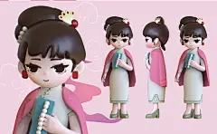 大观园传媒员工实录IP设计插画商业插画出息鬼_原创作品-
