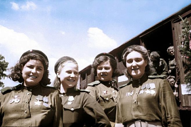 苏联女狙击手二战